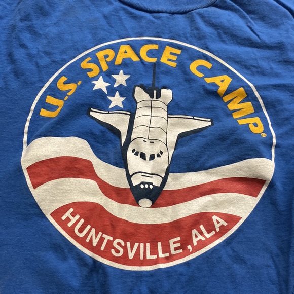mens US SPACE CAMP tshirt size small vintage huntsville alabama - Picture 3 of 7